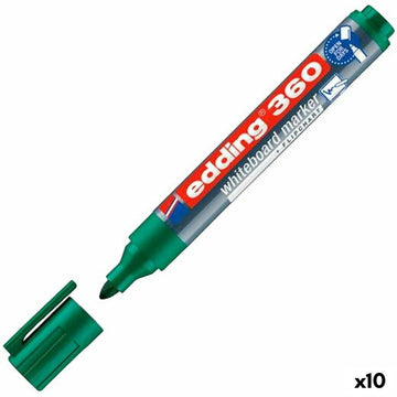Schiefermarker Edding 360 Aufladbar grün (10 Stück)