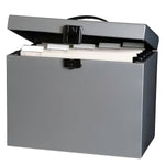 Datei-Box Oxford Class n Go Grau A4 29,5 x 37 x 22 cm (3 Stück)