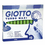 Marker-Set Giotto Turbo Maxi Hellgrün (5 Stück)