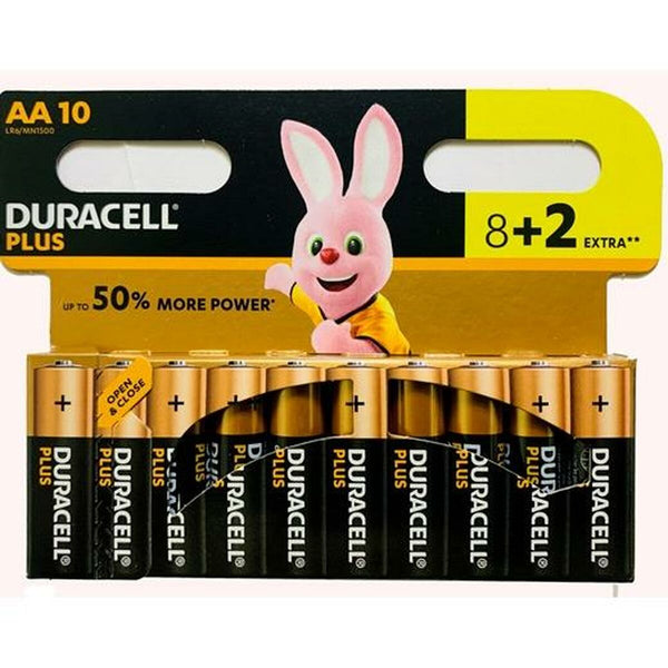 Alkali-Mangan-Batterie DURACELL Plus 1,5 V LR06 (12 Stück)