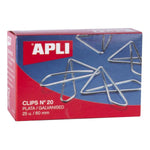 Clips Apli MARIPOSA Nº 20 Silberfarben Silber 60 mm (10 Stück)
