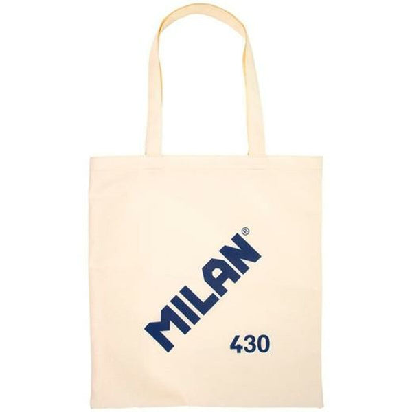 Tasche aus Segeltuch Milan 1918 Beige 41 x 38 x 0,5 cm (25 Stück)
