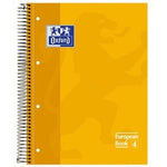 Notizbuch Oxford Classic Gelb A4 80 Blatt (5 Stück)