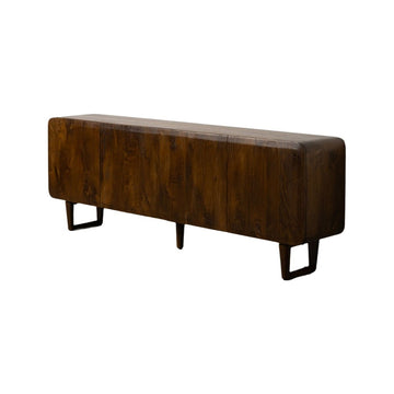 Anrichte Braun Schwarz Mango-Holz 234 x 44 x 86 cm