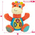 Plüschtier mit Klang Winfun Giraffe 18 x 19 x 8,5 cm (6 Stück)