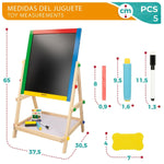 Tafel 2-in-1: Woomax 5 Stücke 37,5 x 65 x 30,5 cm 4 Stück