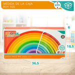 Kinder Puzzle aus Holz Woomax Regenbogen 11 Stücke 2 Stück