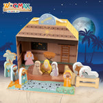 Weihnachtskrippe Woomax 24,5 x 20,5 x 24,5 cm (15 Stücke) (6 Stück)