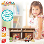 Playset Woomax Bauernhof 9 Stücke 4 Stück 19 x 18 x 19 cm