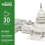 3D Puzzle Colorbaby Capitolio 126 Stücke 52,5 x 20,5 x 23,5 cm (6 Stück)