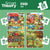 Kinderpuzzle Colorbaby 4 in 1 174 Stücke Bauernhof 68 x 68 cm (6 Stück)
