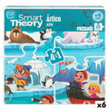 Kinderpuzzle Colorbaby Artic 4 in 1 174 Stücke 136 x 34 cm (6 Stück)
