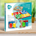 Parchís-Oca Spielbrett CB Games 32 x 32 x 1 cm (25 Stücke) (6 Stück)