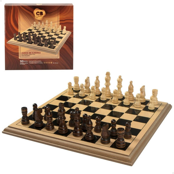 Schach CB Games Holz (4 Stück)