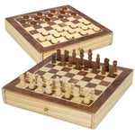Schach- und Dame-Brett CB Games Holz Schublade (4 Stück)