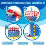 4 in einer Reihe Colorbaby 36,5 x 29 x 7 cm (6 Stück)