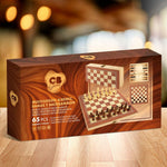 Schach- und Dame-Brett CB Games Holz Backgammon (6 Stück)