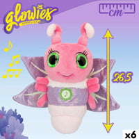 Plüschtier Eolo Glühwürmchen Rosa 28,5 x 26,5 x 12 cm (6 Stück)