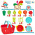 Kit aus Spielzeuglebensmittel Colorbaby Geschirr und Küchenutensilien 36 Stücke (12 Stück)