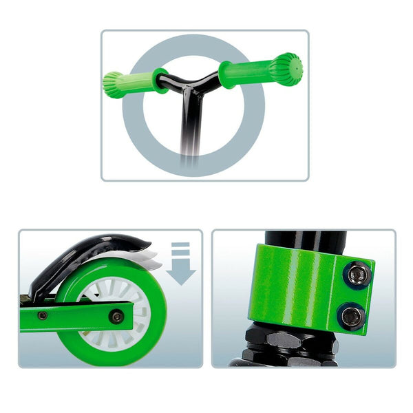 Roller Colorbaby Schwarz grün 4 Stück
