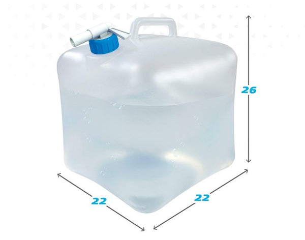 Wasserflasche Aktive Polyäthylen 10 L 22 x 26 x 22 cm (12 Stück)