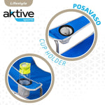 Camping Klappstuhl Aktive Blau 45 x 82 x 47 cm (4 Stück)