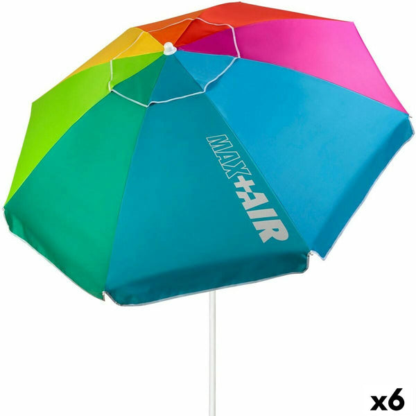Sonnenschirm Aktive Bunt 200 x 200 x 200 cm 200 x 203 x 200 cm (6 Stück)