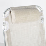 Gepolsterte Campingstuhl Aktive Ibiza 48 x 90 x 60 cm (2 Stück)