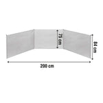 Windschutz Aktive 200 x 84 x 2 cm