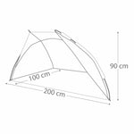 Windschutz Aktive 200 x 90 x 100 cm