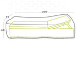 Schutzhülle Aktive 200 x 45 x 75 cm (6 Stück)