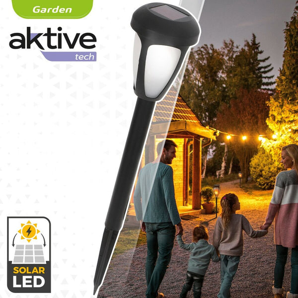 Solar-Gartenpfahl-Set Aktive 12 Stücke Kunststoff 7 x 37 x 7 cm (24 Stück)