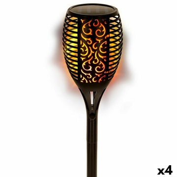 Solar-Gartenpfahl-Set Aktive 51 Kunststoff 11 x 77,5 x 11 cm (4 Stück)