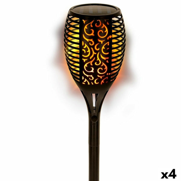 Solar-Gartenpfahl-Set Aktive 51 Kunststoff 11 x 77,5 x 11 cm (4 Stück)