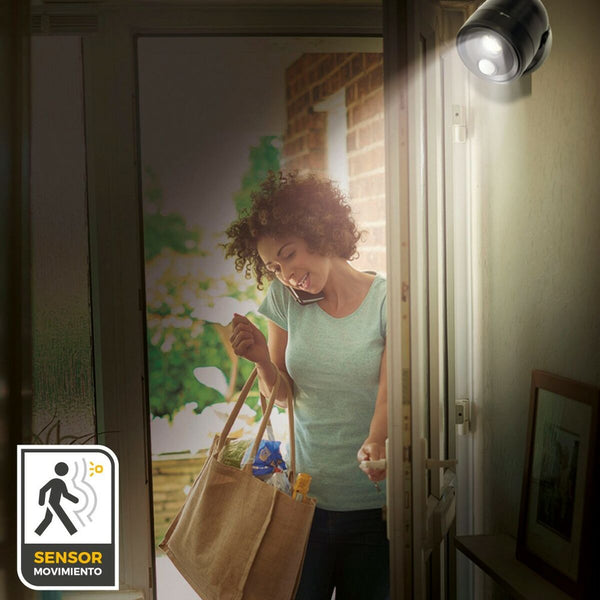 LED-Lampe mit Bewegungssensor Aktive Kunststoff 10,5 x 12,5 x 13,5 cm (12 Stück)