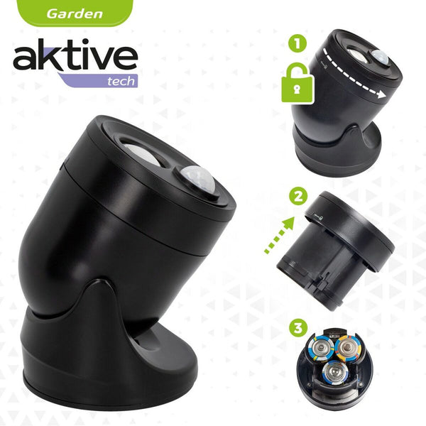 LED-Lampe mit Bewegungssensor Aktive Kunststoff 10,5 x 12,5 x 13,5 cm (12 Stück)