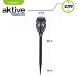 Solar-Gartenfackel-Set Aktive Kunststoff 7,5 x 50 x 7,5 cm (4 Stück)