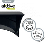 Schutzhülle Aktive Schwarz 183 x 76 x 76 cm Tisch Zubehör Fahrzeuge Straße (6 Stück)