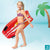 Aufblasbare Figur für Pool Intex Joy Rider 62 x 112 cm Surfbrett (12 Stück)