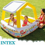 Aufblasbares Planschbecken für Kinder Intex Markise 295 L 157 x 122 x 157 cm (3 Stück)