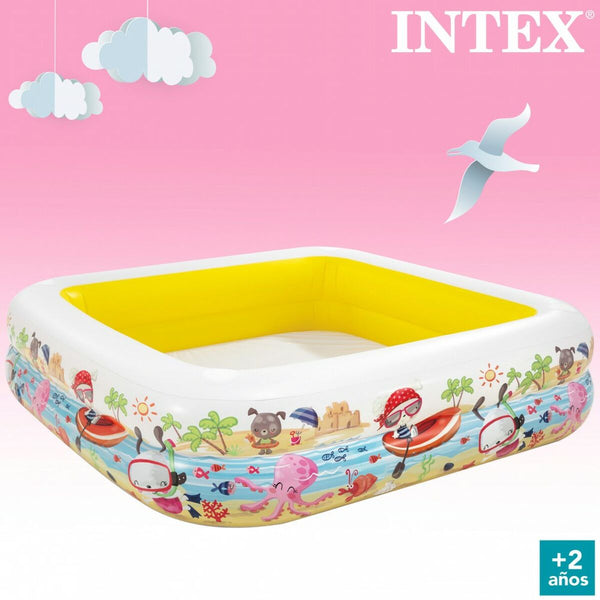 Aufblasbares Planschbecken für Kinder Intex Markise 295 L 157 x 122 x 157 cm (3 Stück)