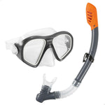 Taucherbrille mit Schnorchel Intex Reef Rider Blau
