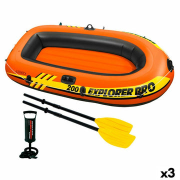 Aufblasbarer Boot Intex Explorer Pro 200 3 Stück 196 x 33 x 102 cm