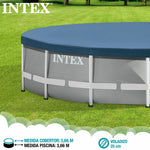 Poolabdeckung Intex 28031 METAL FRAME 366 x 25 x 366 cm