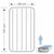 Luftmatratze Intex 99 x 25 x 191 cm (4 Stück)
