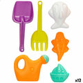 Strandspielzeuge-Set Colorbaby 6 Stücke 27 cm (12 Stück)
