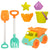 Strandspielzeuge-Set Colorbaby 7 Stücke Lkw (18 Stück)