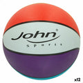 Basketball John Sports Rainbow 7 Ø 24 cm 12 Stück