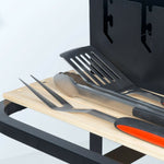 Grillwerkzeug-Set Aktive 3 Stücke Grill Edelstahl 9 x 41 x 5 cm (4 Stück)