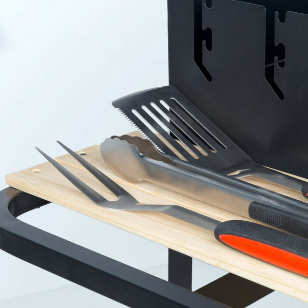 Grillwerkzeug-Set Aktive 3 Stücke Grill Edelstahl 9 x 41 x 5 cm (4 Stück)
